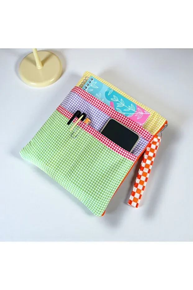 Multicolor Design Book and Tablet Bag, Organizer Bag