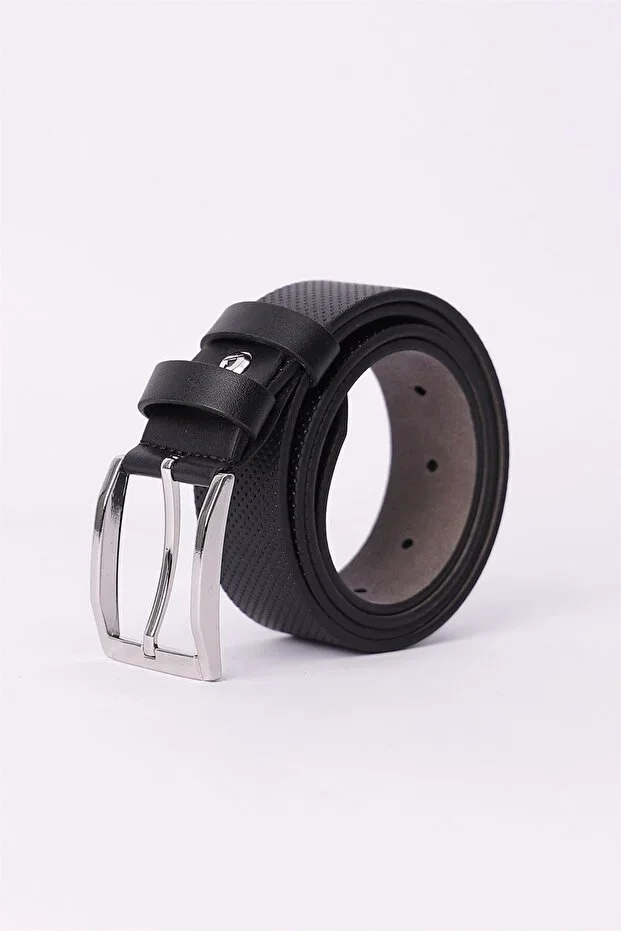 Men's 3.5 cm Classic Black Belt
