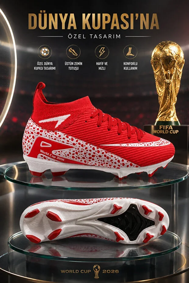 Laliga WORLD CUP SPECIAL Football Boots with Socks for Artificial Turf and Grass Fields