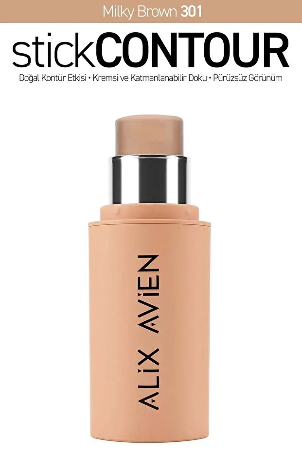 Layerable Creamy Textured Moisturizing Vitamin E Stick Contour - Stick Contour 301 Milky Brown