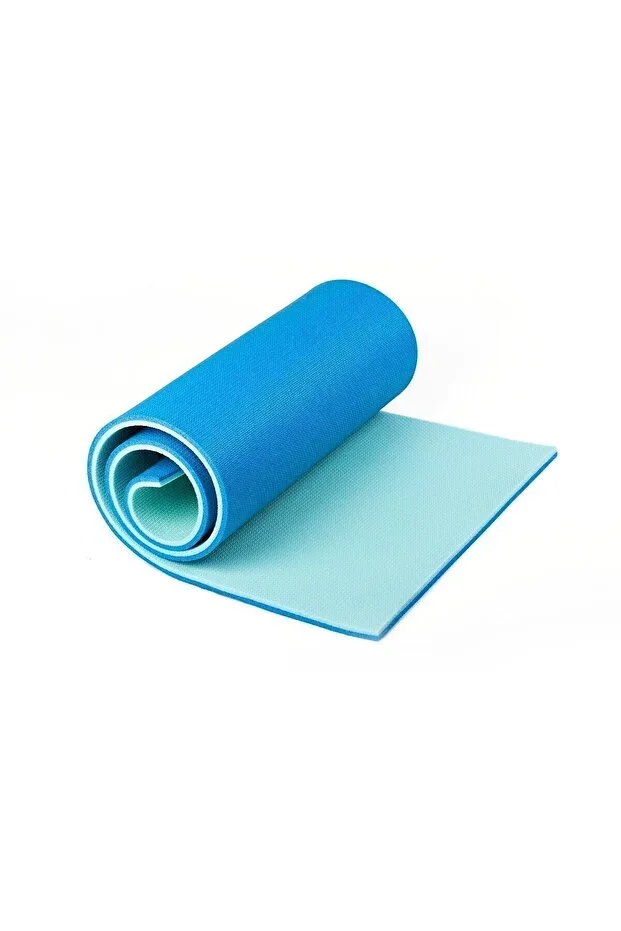 Vegatek Turkuaz Double Color Pilates Mat Yoga Mat 180 cm X 60 cm X 1.0 cm