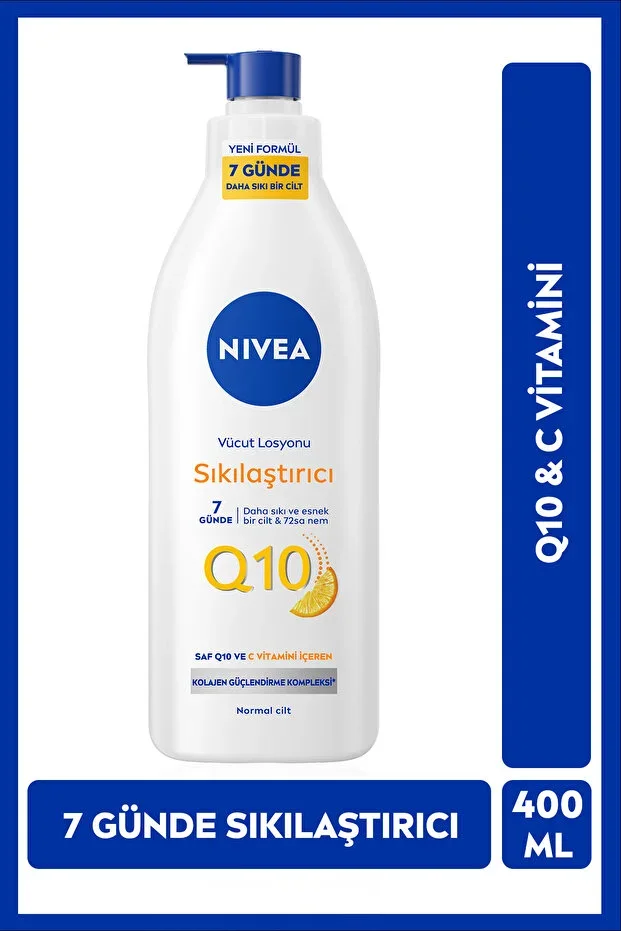Q10 Firming Body Lotion 400ml, 7 Days Firming, 72 Hours Moisturizing, Vitamin C, Flexible Skin