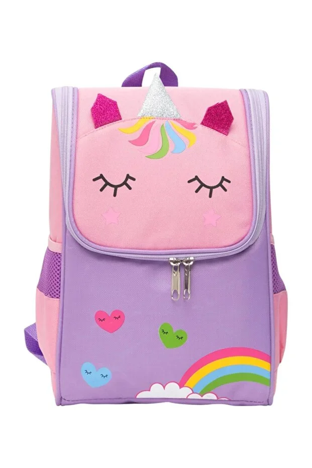 Unicorn Style Special Design Kindergarten Waterproof Orthopedic Kindergarten Bag Nursery Bag 4-7 years