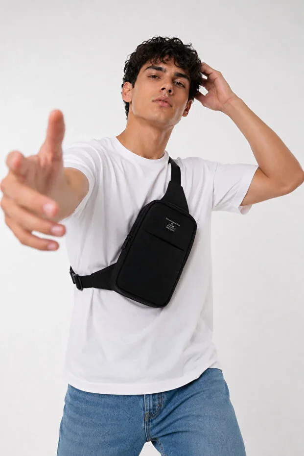 Unisex Phone Compartment Waist and Cross Shoulder Bag Chest Travel Daily Bodybag