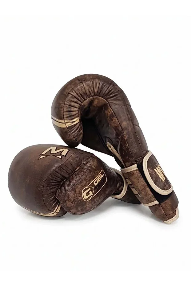 Leather Distressed Boxing Gloves Vintage Model