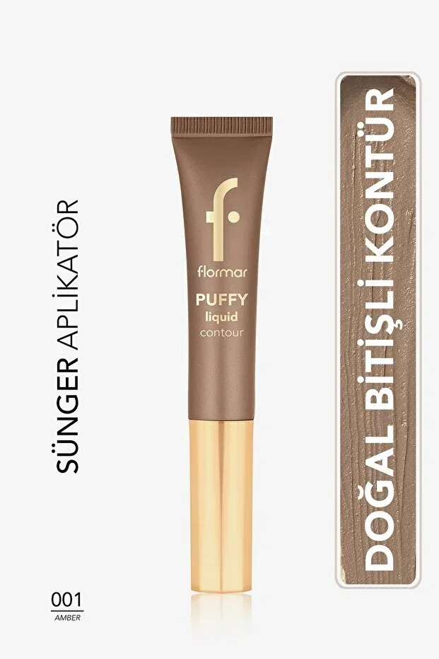 Puffy Liquid Lightweight & Sponge Applicator Liquid Contour - 001 Amber- 8682536093804