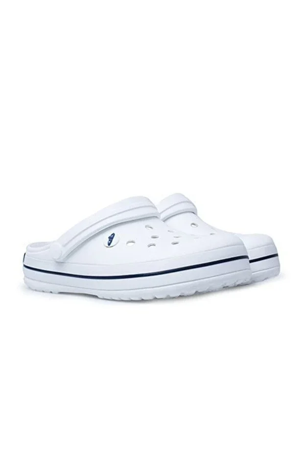 Unisex White Clog Hospital Slipper