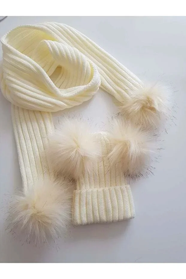 Scarf Hat Set for Girls & Boys and Babies
