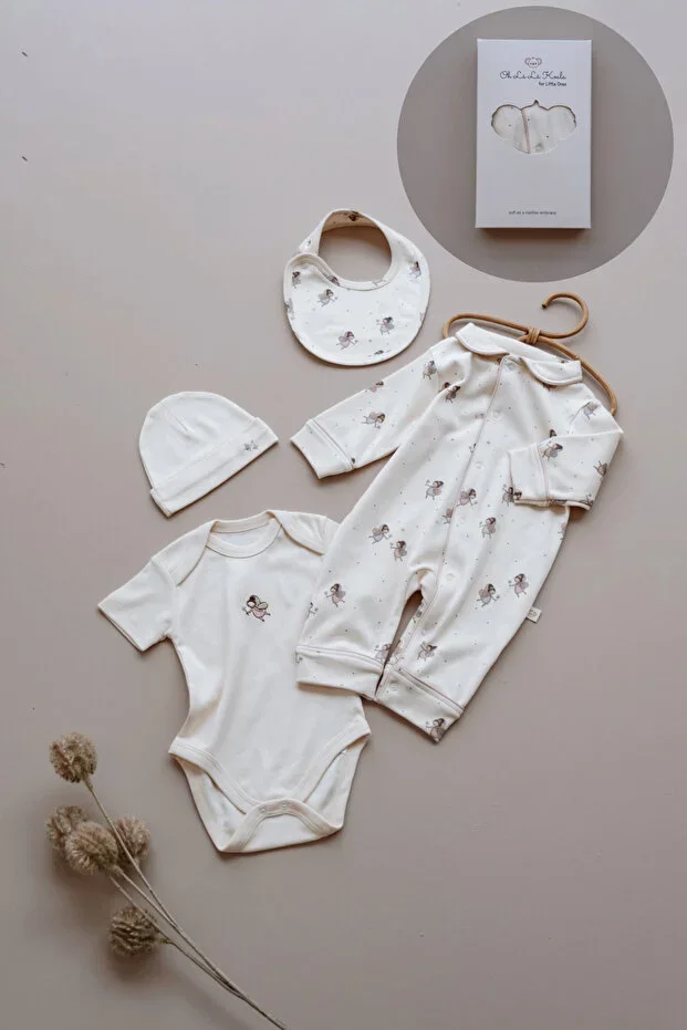 Peri Series 4-Piece Newborn Set (0-3 Months)