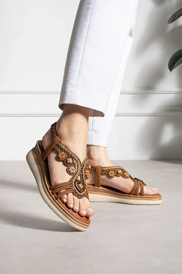 Stone Embellished Sandal