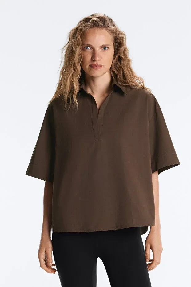 Oysho 100% Cotton Polo Shirt