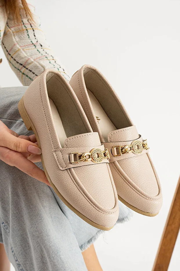 Women's Ballet Flats with Buckle Detail Chic Comfortable Orthopedic Casual Shoes