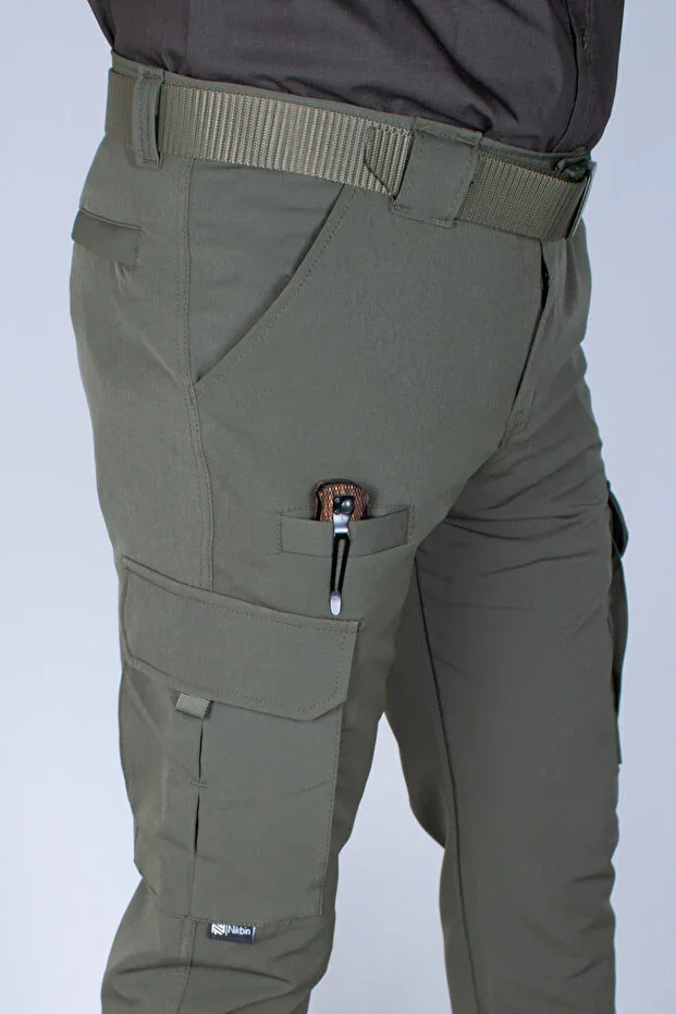 Tactical Outdoor Taktik Pants Flexible Product Stylish Design - Khaki Green (Summer)