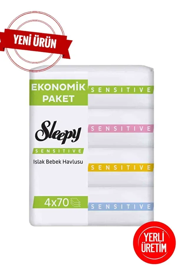 Sensitive Baby Wipes 4 Pack 70 Count 280 Sheets