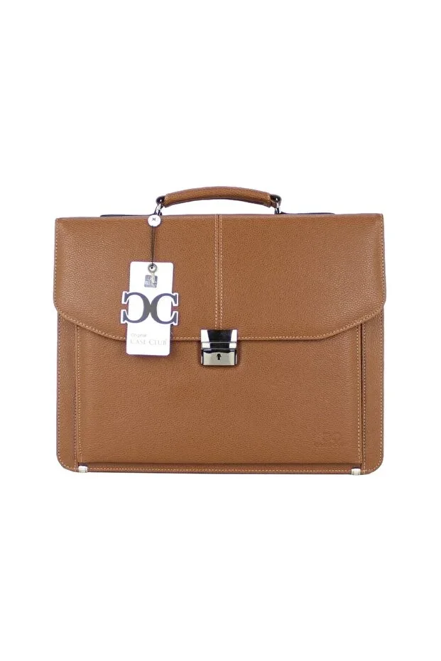 Shoulder Strap Bag with Lock Mechanism, Compatible with Files, 15.6 Inch Laptop Compartment