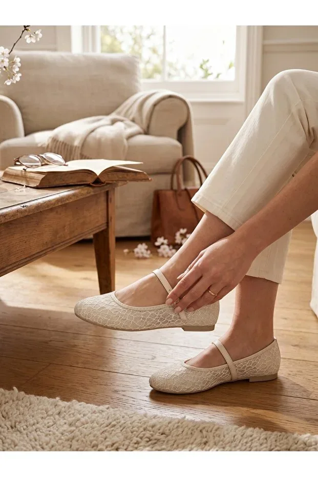 ALİMA TULLED ROUND TOE WOMEN'S LOAFERS