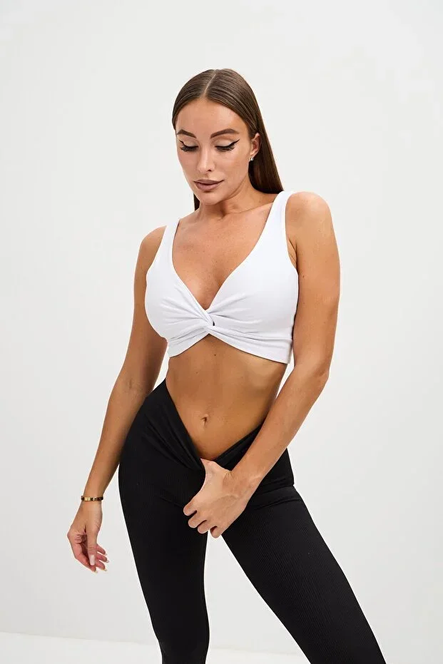 White Bustier