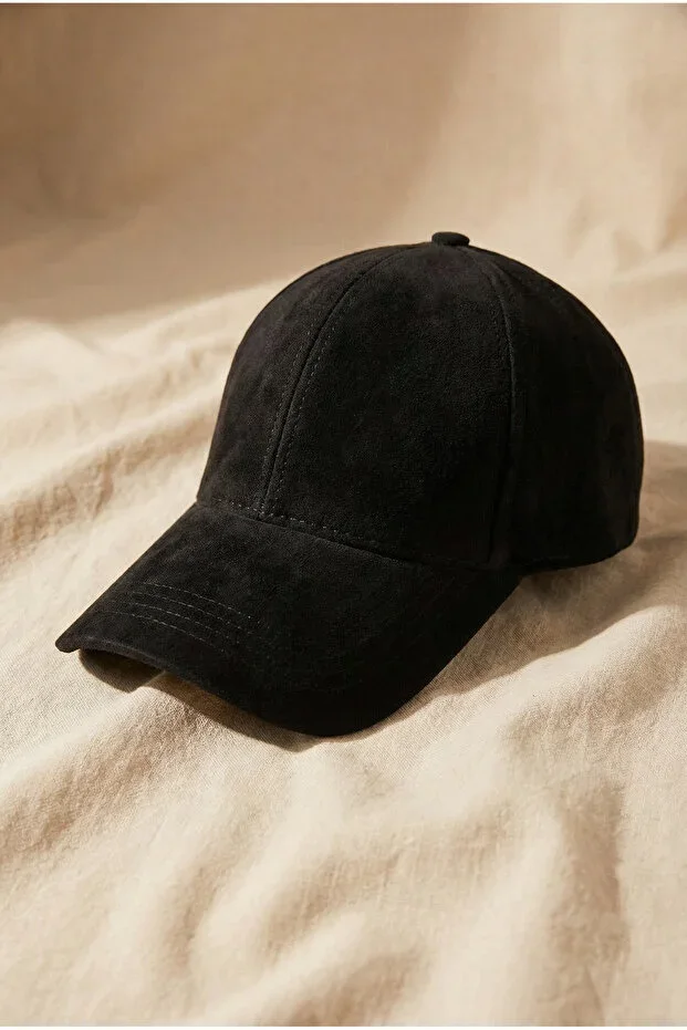 Genuine Suede Black Hat