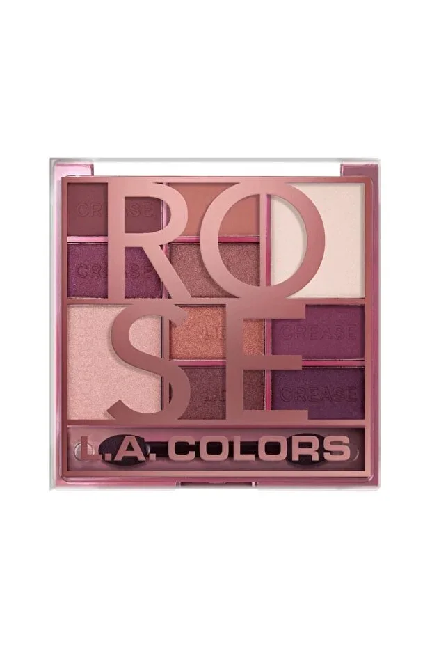 L.A Colors Color Block Eyeshadow Palette - Rose