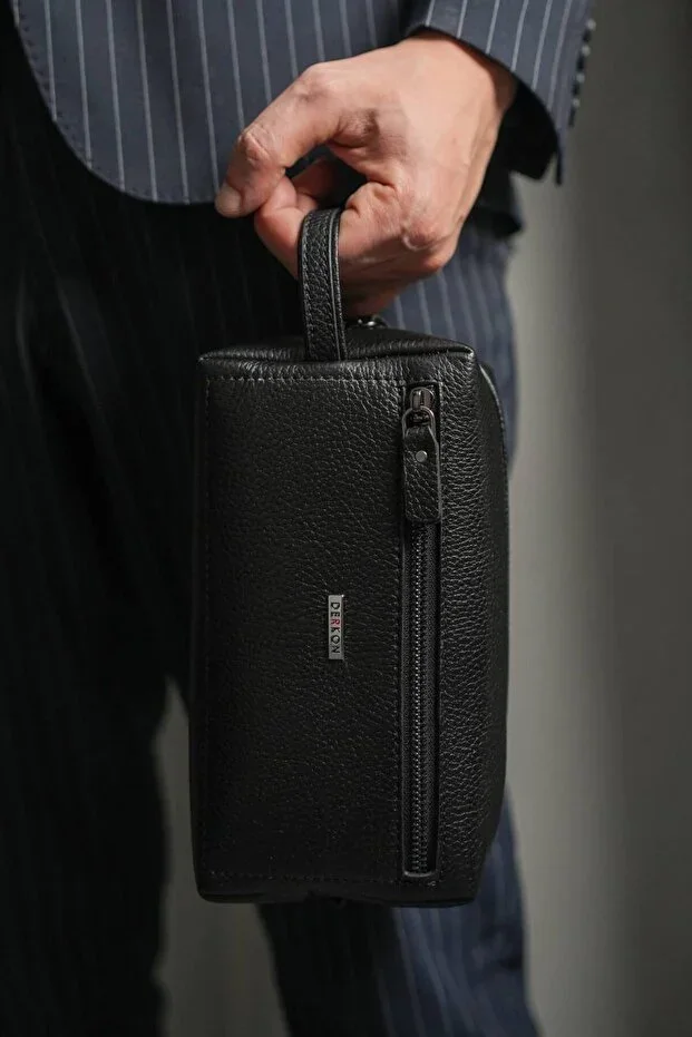 Ovax Genuine Leather Handheld Portfolio Men's Bag