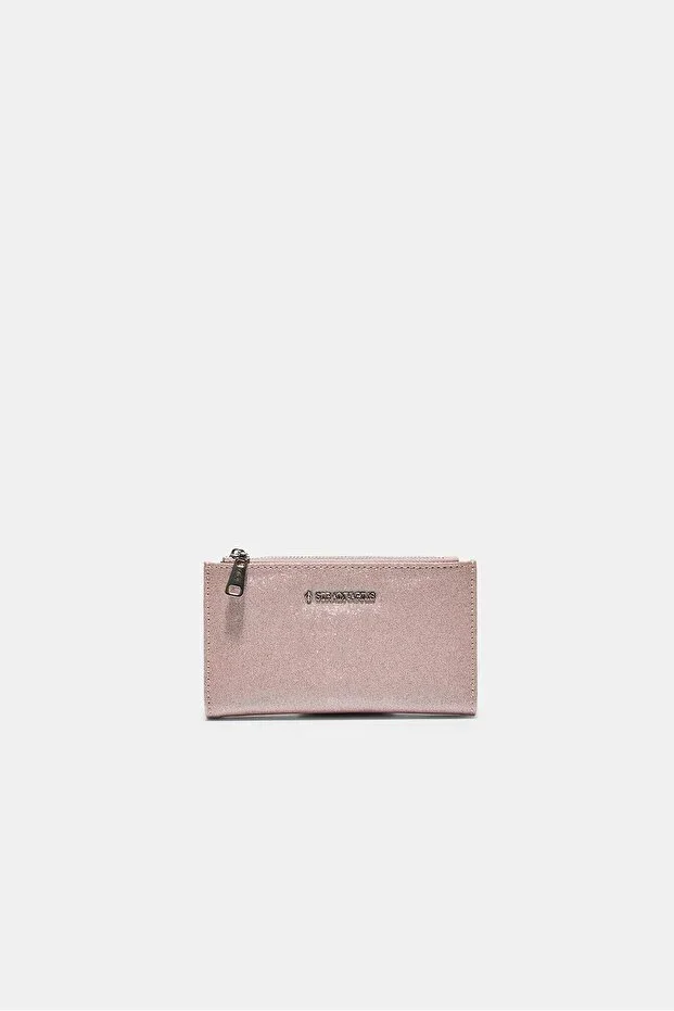 Long shiny cardholder wallet