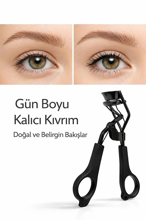 Professional Eyelash Curler – With Spare Rubber, Pain-Free Ergonomic Design