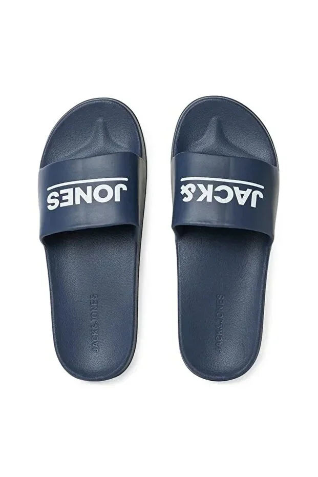 Men's Brand Logo Comfortable Sole Stylish Look Casual and Beach Use White Slippers 12236477