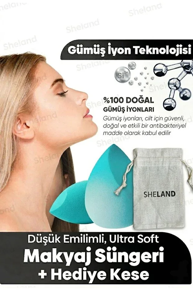 Pro Silver Ion Anti-Bacterial Makeup Sponge