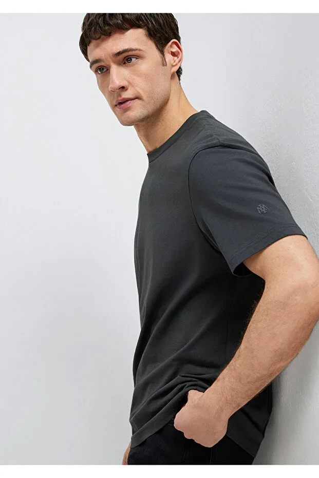 Anthracite Basic T-Shirt Regular Fit 0613477-70092