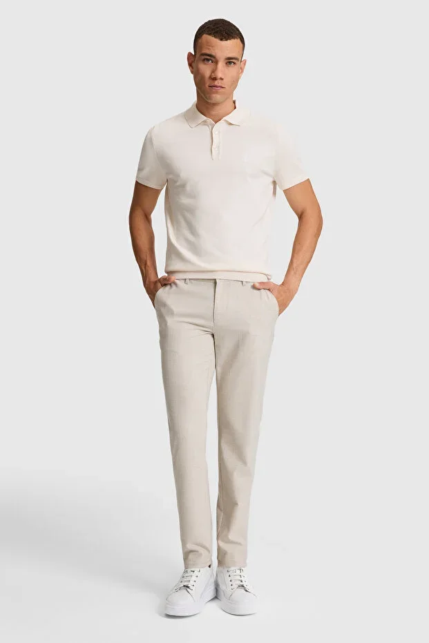Men's Stone Canvas Trousers 50322342-VR049