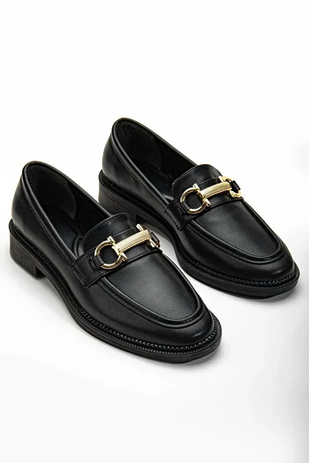 Women's Loafer Moccasin Casual Buckled Daily Shoes Stylish and Comfortable