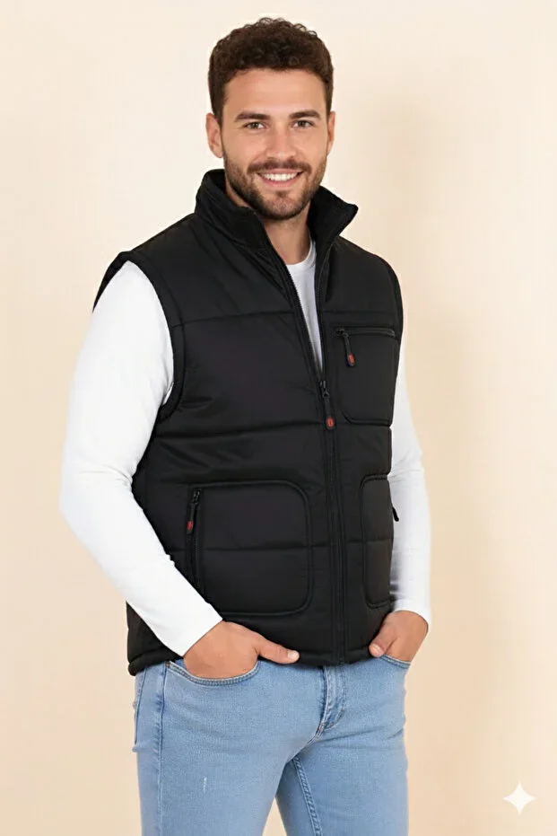 MEN'S VEST Padded with fleece inside..HeviStor