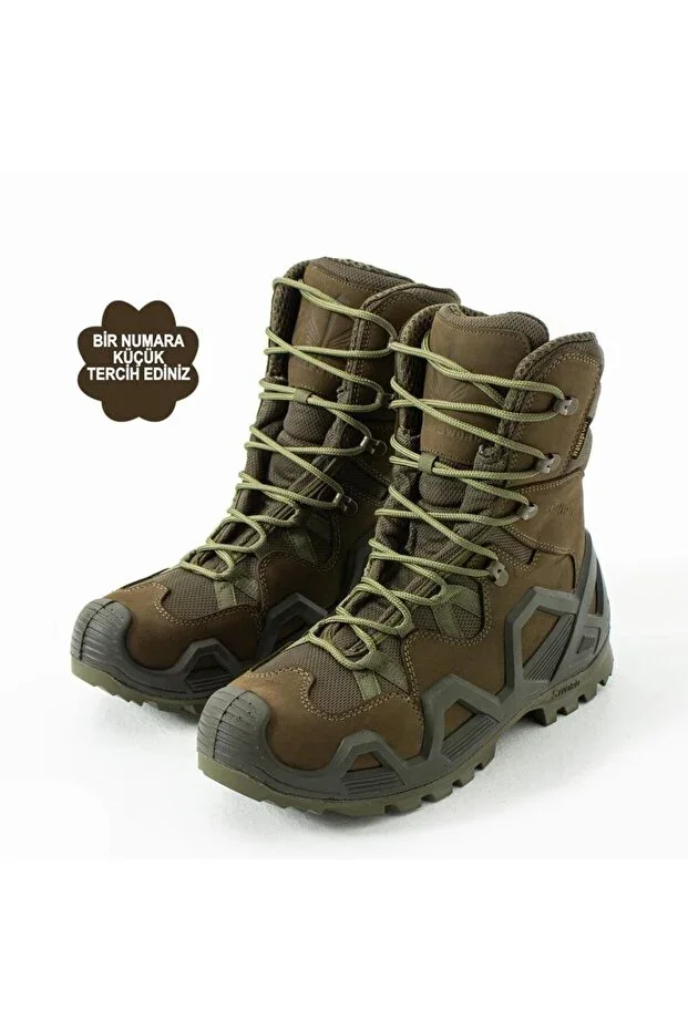 Genuine Leather Waterproof Men's & Women's Tactical Military Winter Boots and Postals SS603