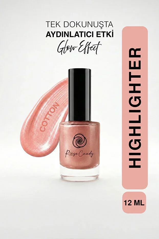 Long-lasting Liquid Highlighter That Blends With Skin | High Shine | Cotton Highlighter