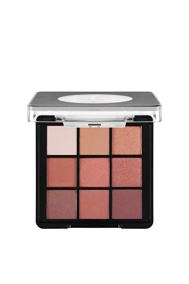 Flormar Creamy Texture & Matte Finish/Shimmer 9 Color Compact Eyeshadow Palette