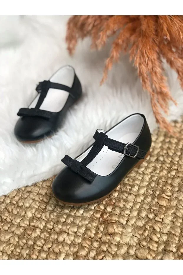Bow Detail Orthopedic Children's Ballet Flats