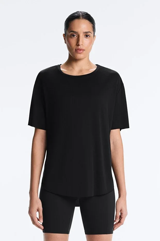 Oysho Short-sleeved modal blend t-shirt