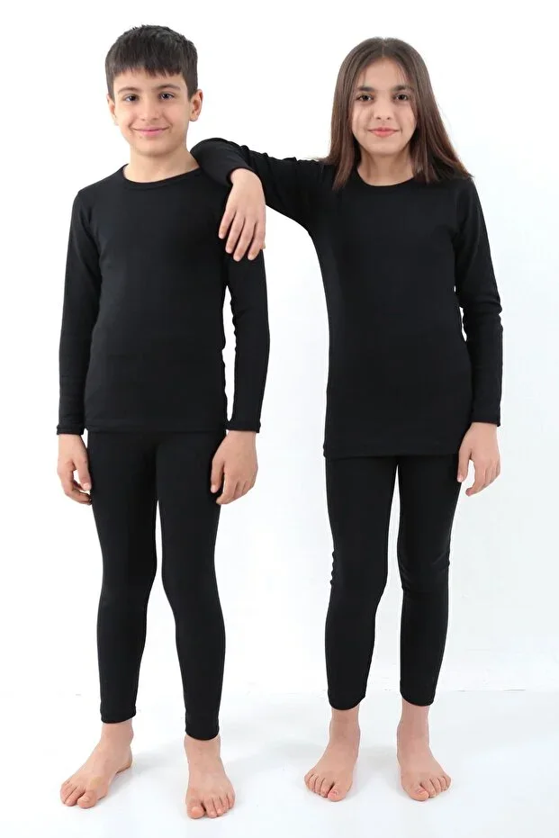 Children's Cotton Thermal Set | Unisex Brushed Thermal Children's Set