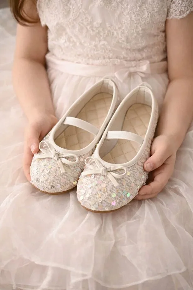 GIRLS' DAILY SHOES BOW DETAIL SOFT COMFORTABLE SOLE STC1262