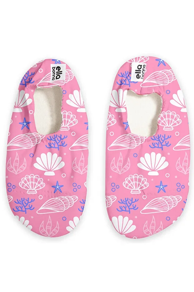 Sea Booties Non-Slip Sole Seashell