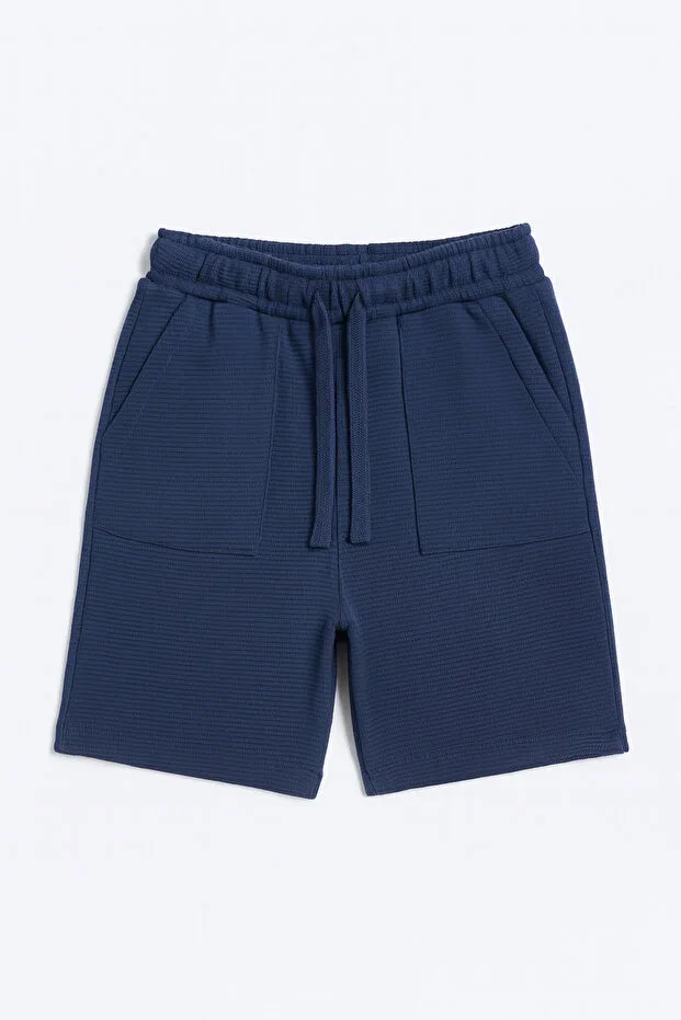 Boys' Shorts (POCKETED/DRAWSTRING SHORTS 100% COTTON REGULAR FIT)