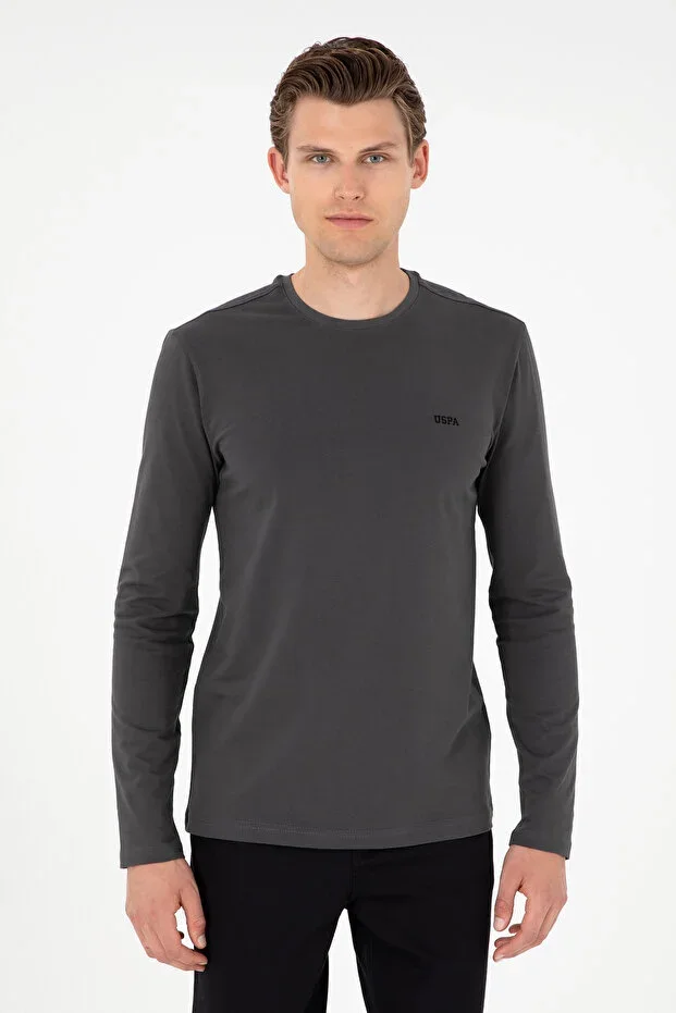 Men's Anthracite Basic Sweatshirt 50298246-VR006