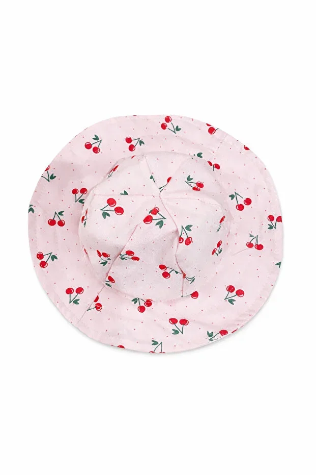 Girls Pink Sun Hat