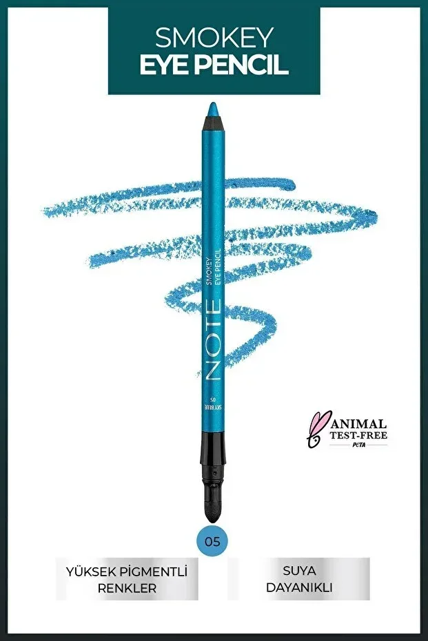 Smokey Eye Pencil Waterproof With Applicator - 05 Sky Blue