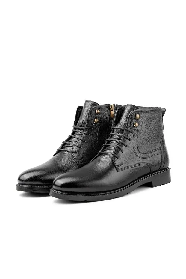 Rico Genuine Leather Lace-up Rubber Sole Men's Boot, Lace-up Boot