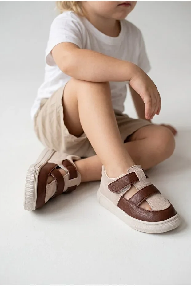 Mino Orthopedic Daily Unisex Velcro Lightweight Comfortable Sole Children's Sports Sandals Sizes 21-25