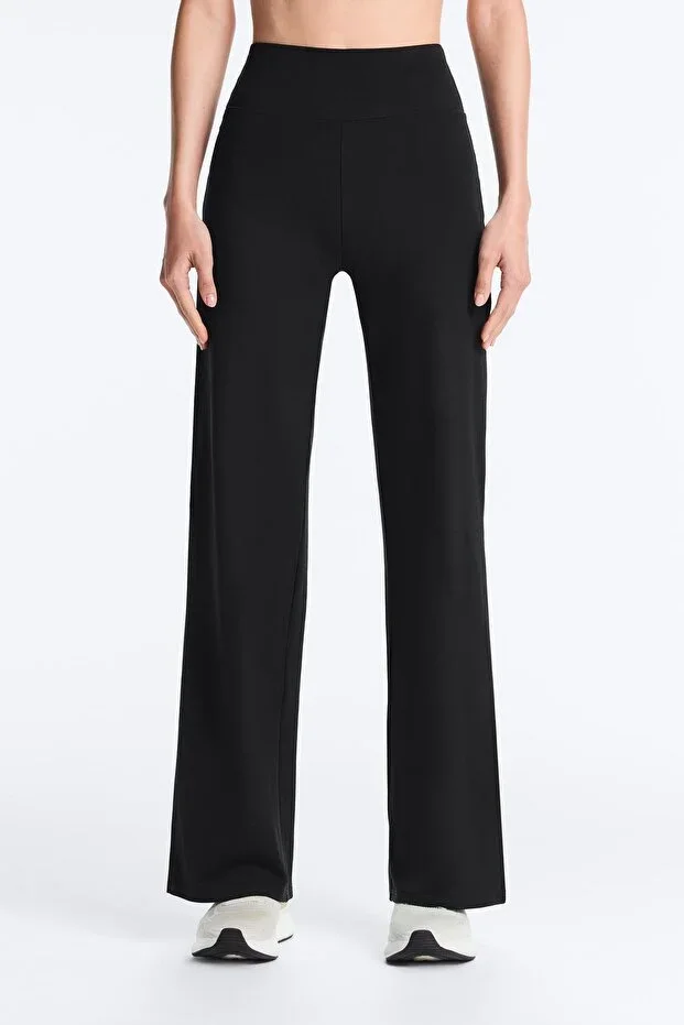 Oysho Comfortlux high rise straight leg trousers