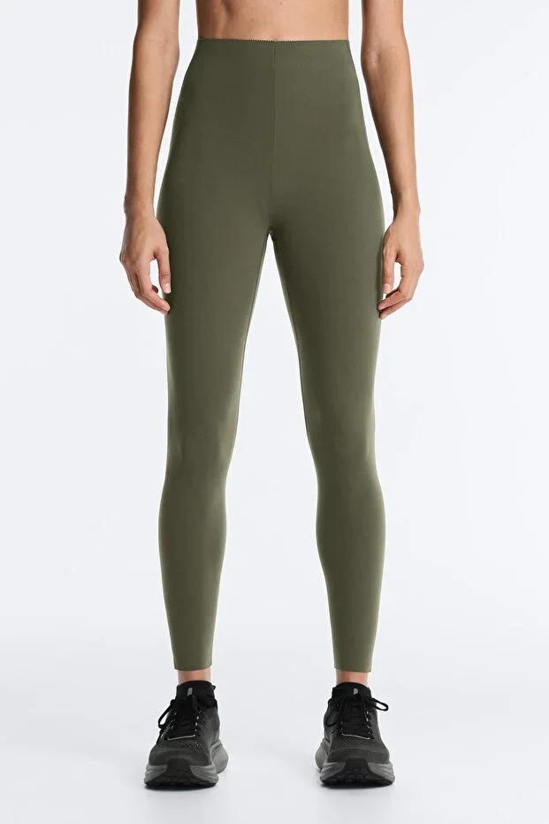 Oysho Compressive core control high-waisted ankle-length leggings
