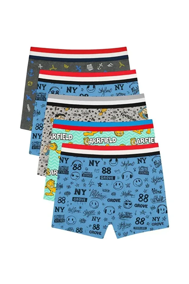 5-Pack Boys Boxer Cotton