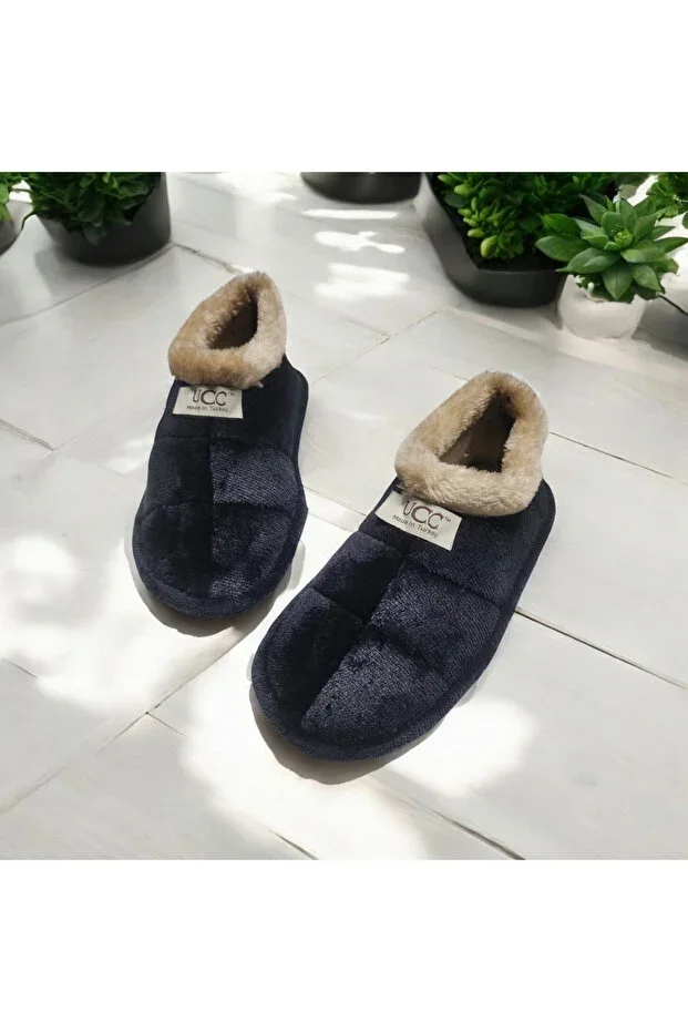 UCC Soft Insole Collar Furry House Shoes and Pantofle